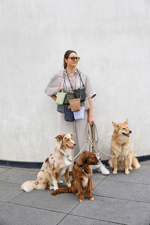 Palopa Torebka Saszetka na Smakołyki dla Psa Karl Pale Khaki M