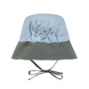 Lassig Kapelusz rybacki z filtrem UV80 Splash & Fun sky blue/deep olive, rozm. 52/53