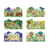 Janod Książeczka do wyklejania z naklejkami Ogród 18m+