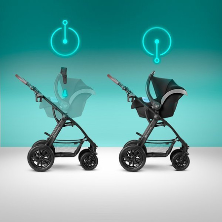 Kinderkraft XMOOV Wózek wielofunkcyjny 3w1 Black