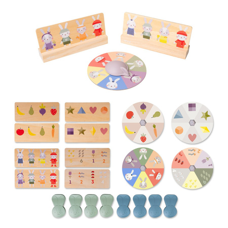 Taf Toys Moje Pierwsze Bingo Królik Edukacyjna Gra dla Dzieci 24M+