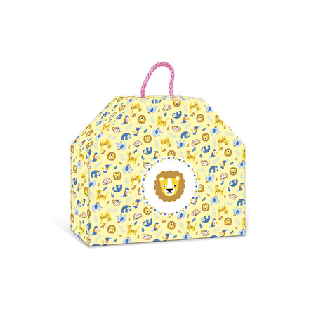 Janod Zestaw kreatywny do tworzenia biżuterii Brokatowe spinki do włosów Egzotyczne zwierzęta 5+