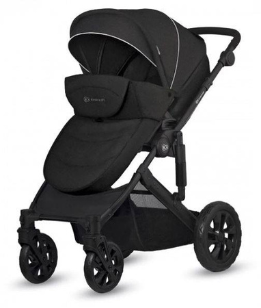 Kinderkraft Prime Lite Wózek Głeboko-spacerowy 3w1 Deep Black