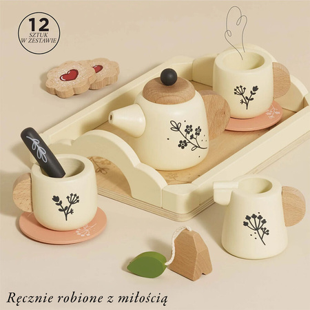 Le Toy Van Drewniany Zestaw do Herbaty Akcesoria Kuchenne