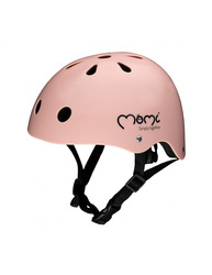 MoMi Mimi Dziecięcy Kask Rowerowy Różowy Matowy