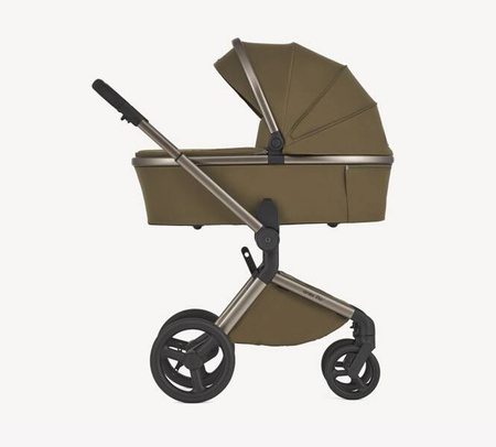 Anex Flo Wózek Głęboko-Spacerowy Astra + Cybex Aton B2 i-Size Fotelik Samochodowy 0-13kg + Baza One Volcano Black	