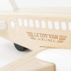Le Toy Van Drewniany Samolot z Ruchomymi Śmigłami