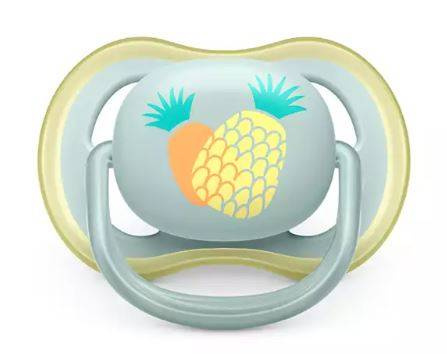 Avent Ultra Air Smoczek Uspokajający 0-6m Soothie Boy Deco