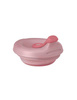 B.box Fill+Feed Silikonowa Miseczka z Pokrywką do Karmienia Niemowląt i Dzieci Róż