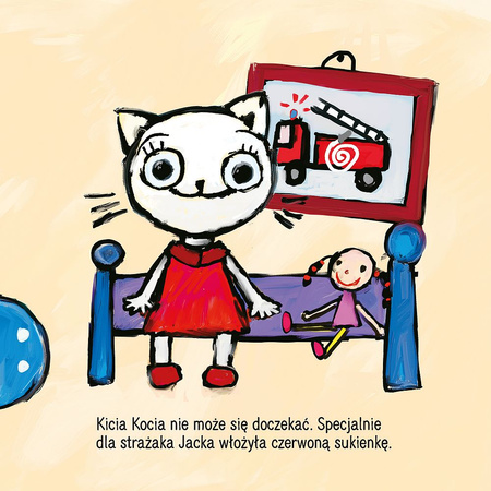 Media Rodzina Książeczka Kicia Kocia Poznaje Strażaka