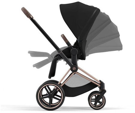 [OUTLET] Cybex Priam 4.0 Wózek Głęboko-Spacerowy Deep Black