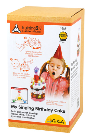 Training2s Zabawka Edukacyjna Mój Tort Urodzinowy