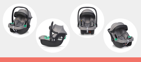 Colibro Petit Fotelik Samochodowy 0-13 kg Dove