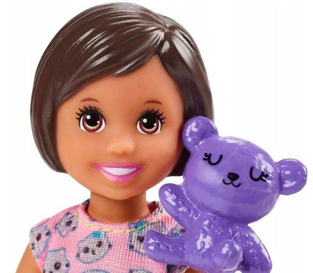 Barbie Akcesoria Namiocik, Zjeżdżalnia + Laleczka FXG94