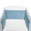 Albero Mio Ochraniacz do łóżeczka Cotton color CC7 niebieski