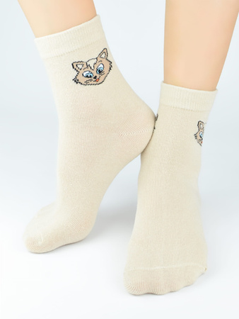 Noviti  Skarpety Bawełniane Wzorzyste Dziewczęce Rozmiar 35-38 Mix