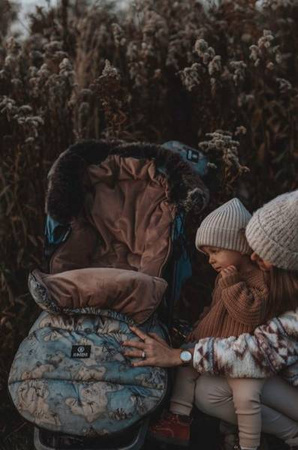 Makaszka Śpiworek Premium Do Wózka 0-18m Black