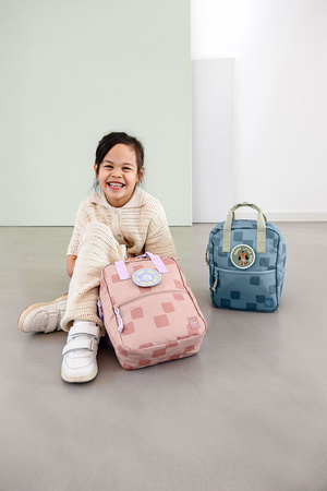 Lassig Plecak mini kwadratowy Pattern Party Blue