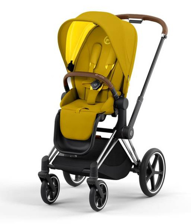 [OUTLET] Cybex Priam 4.0 Mustard Yellow - stelaż Chrome Black