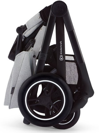 Kinderkraft Everyday Wózek Wielofunkcyjny 2w1 Light Grey