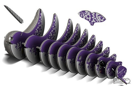 Eugy Eko 3D Układanka Narwal