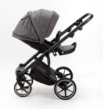 [OUTLET] Adamex Lumi Air Lux Wózek Głęboko-Spacerowy PS-108 Stelaż Ciemny Grafit
