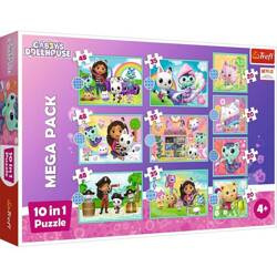 Trefl Puzzle 10w1 W Świecie Gabi