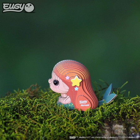 Eugy Eko 3D Układanka Syrenka