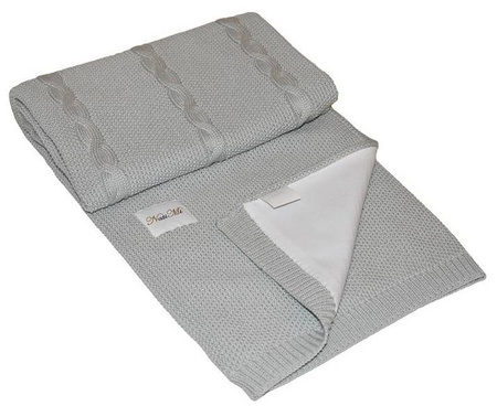 Kocyk Dzianinowy NatiMi KOC-04 Szary