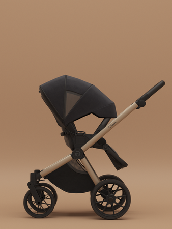 [OUTLET] Riko Cava Wózek Głęboko-Spacerowy 02 Coal