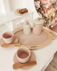 Joueco Drewniany zestaw do herbaty Tea set pink