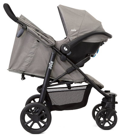 Joie Litetrax E-Light Wózek Spacerowy Grey Flannel
