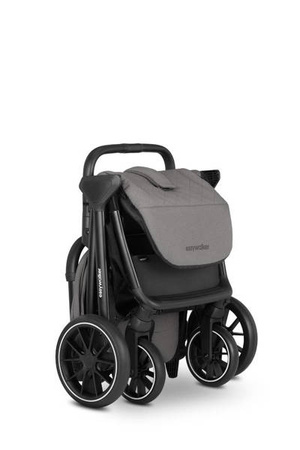 [OUTLET] Easywalker Jackey XL Wózek Spacerowy Kompaktowy z Kołami XL Marble Grey