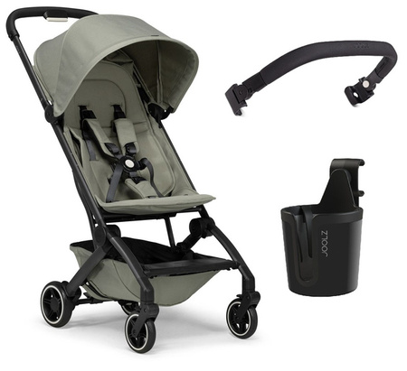 Joolz Aer+ Wózek Spacerowy + Pałąk + Uchwyt Na Kubek Sage Green 