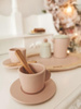 Joueco Drewniany zestaw do herbaty Tea set pink