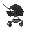 Anex IQ Premium New Transfarmation Wózek Głęboko-Spacerowy Smoky + 	Cybex Aton B2 i-Size Fotelik Samochodowy 0-13kg + Baza One Volcano Black
