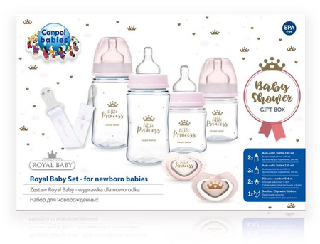 Canpol Baby Zestaw Startowy Royal Baby Set Girl