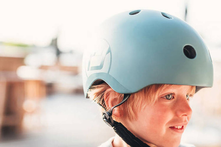 Scootandride Kask Dla Dzieci S-M Steel