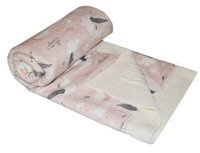 Ple-25 Łabędzie Różowe / Ecru