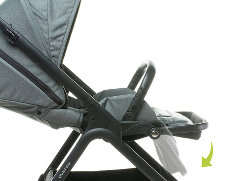 4Baby Everso Wózek Spacerowy Black