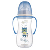 Canpol Babies EasyStart Butelka Antykolkowa z Uchwytami 300ml 35/241_blu Bonjour Paris Niebieska