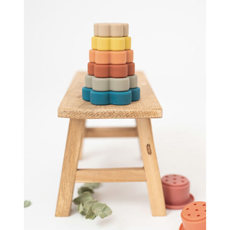 Olmitos Wieża Silikonowa Kwiatki Wielokolorowa