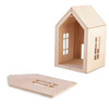 Babai Drewniana Zabawka Domek Dla Lalek z Magnes Rozmiar L Naturalny 