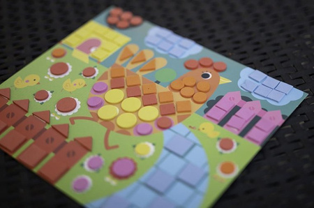 Janod Zestaw kreatywny Mozaika Zwierzęta 3+