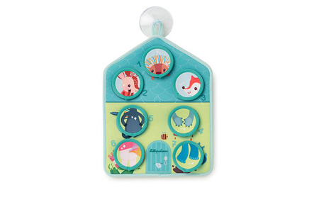 LILLIPUTIENS Edukacyjna mata do wanny "Myję się" 18 m+