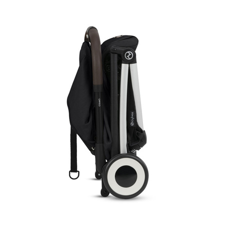 Cybex Orfeo Wózek Spacerowy Rama Srebrna Moon Black + Pałąk