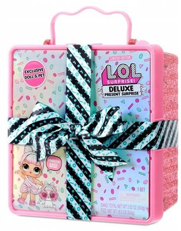 L.O.L lol Surprise Deluxe Present Ekskluzywny Prezent Niespodzianka Różowy