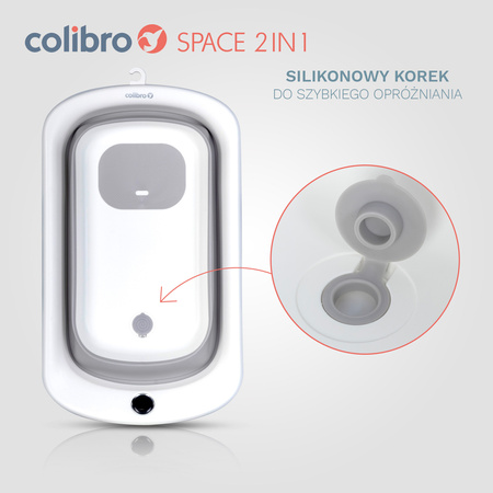 Colibro Space Wanienka Dla Dziecka Składana 2w1 z leżaczkiem kąpielowym