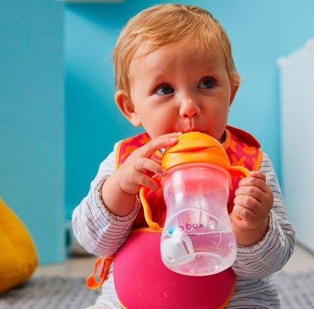 B.Box Innowacyjny Bidon Ze Słomką Malinowy