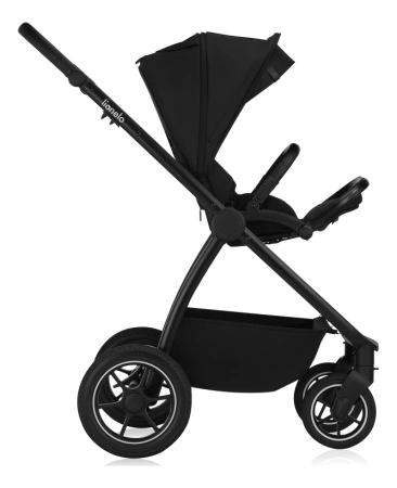Lionelo Meril Wózek Głęboko-Spacerowy Black Onyx